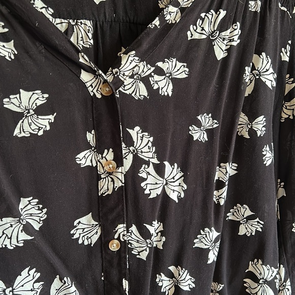 Maeve (Anthropologie) high/low button-up shirt - Picture 2 of 11